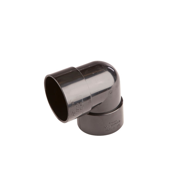 Wavin OsmaWeld Waste 32mm Knuck Bend 90 Degree 4Z160 Black