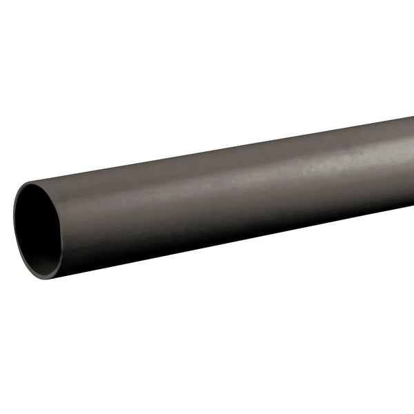 Wavin OsmaWeld Waste 40mm Plain Ended Pipe 3M 5Z073 Black