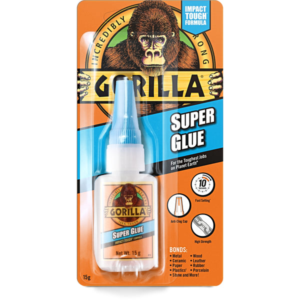 Gorilla Super Glue Clear Adhesive 15g