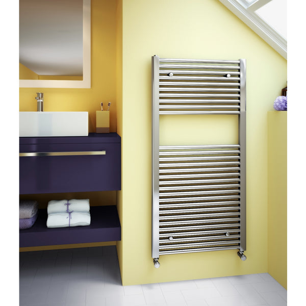 Stelrad Classic Towel Rail 1211 X 500mm Chrome Straight 147004