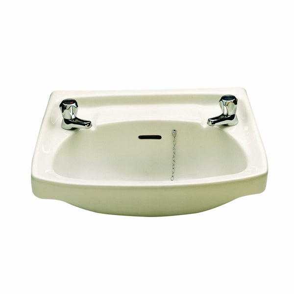 Twyford Classic Washbasin Two Tap Hole White 560mm X 415mm Cc4212Wh
