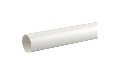 Wavin Osma Waste Plain Ended Pipe White 40mm x 3m