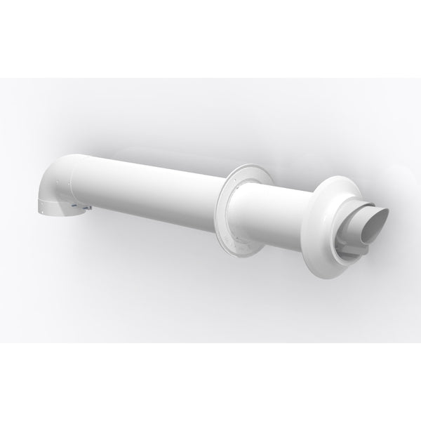 Vaillant Horizontal air/flue duct 0.75m 60/100 PP, White 303933