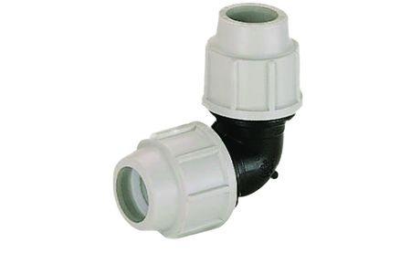 Plasson Mechanical Compression (Line 7 Grey) Elbow 25mm 070500025