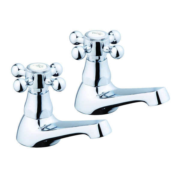 Iflo Tatton Bathroom Basin Pillar Taps 604604