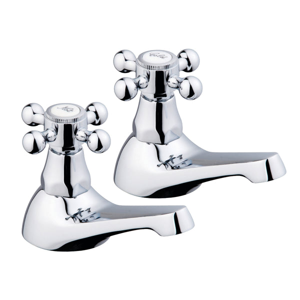 Iflo Tatton Bath Pillar Taps 604605