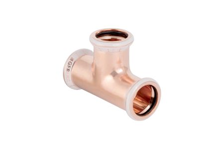 Geberit Mapress Copper Press-Fit T-Piece Equal (Water) 28mm 61005