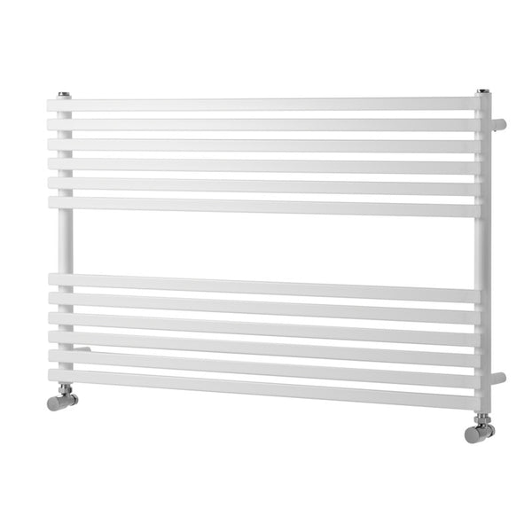 Towelrads Oxfordshire White Horizontal Towel Rail 600mm x 1000mm