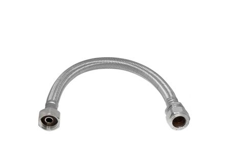Plumbright Compression x Union Nut Flexible Hose 15mmx1/2", 300mm (Braided Pair) JL1512-30