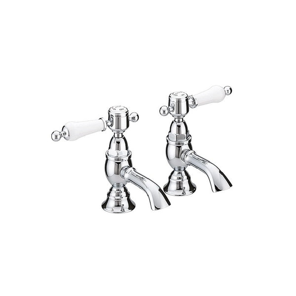 Heritage Glastonbury Basin Pillar Taps TGRC00