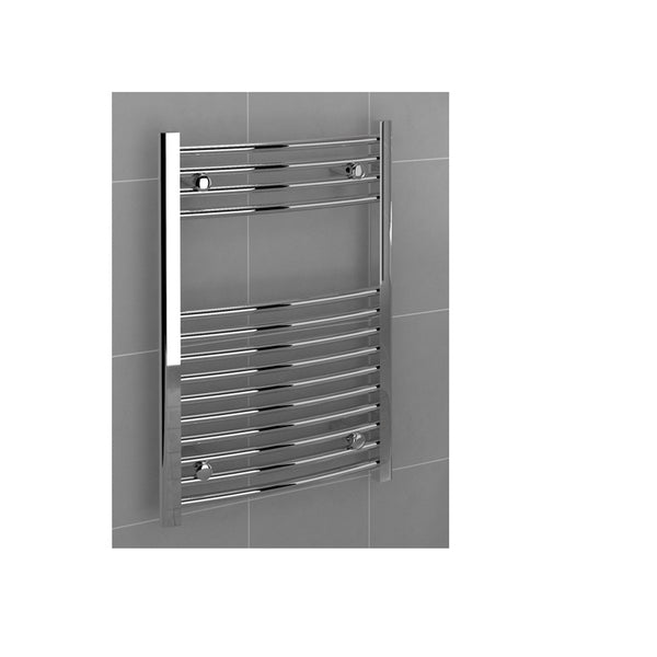 Vitellio Towel Rail Curved Ladder Radiator Chrome 800mm x 500mm