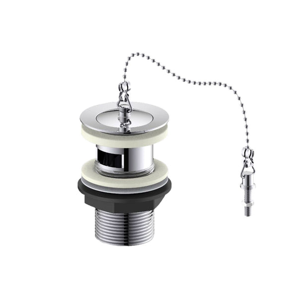 City Plumbing Plug Basin Waste Chrome 31.75mm 327328