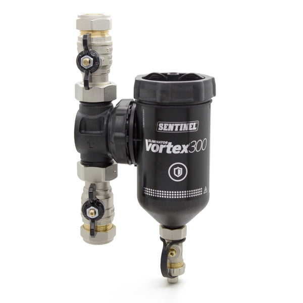 Sentinel Eliminator Vortex300 22mm Filter with Valves ELIMV300-GRP22-GB