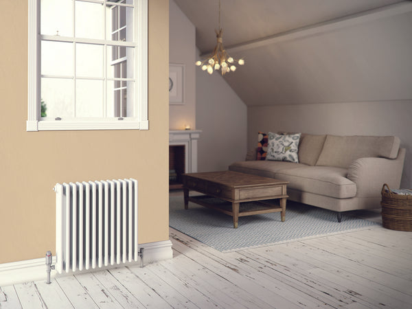Stelrad Softline 2 Column Radiator Horizontal K2 White 600mm X 1042mm