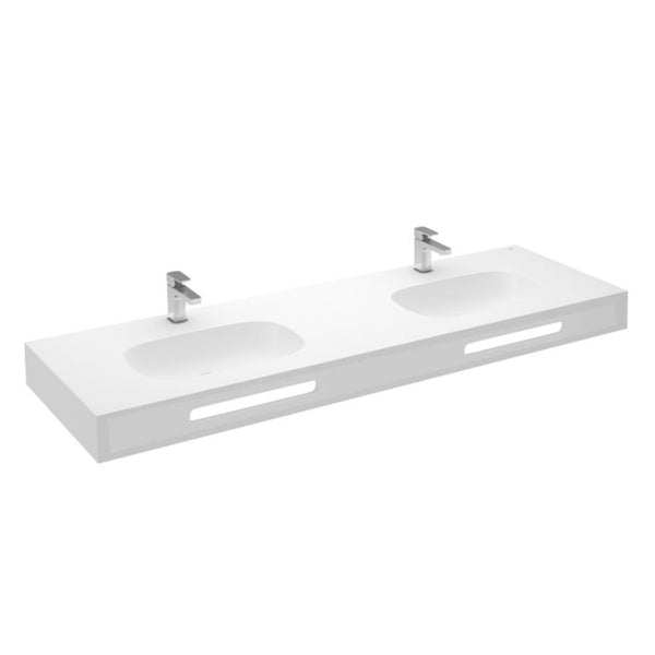 Roca Modo Soft 1200mm X 450mm Double Basin With Towel Slot AW1264B0000AH001