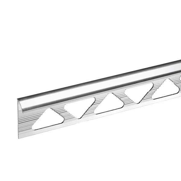 Homelux Quadrant Trade Tile Trim 10mm Silver