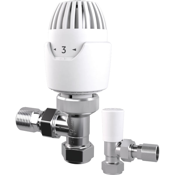 Drayton Rt212 Angled Thermostatic Radiator Valve And Lockshield 15mm 08 09 260