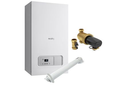 Glow-Worm Ultimate3 30kW Combi Boiler With Horizontal Flue, Power Filter And 10 Year Warranty 10021404