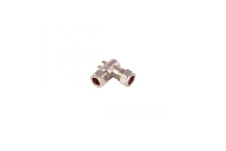 Light Pattern Angled Isolation Valve 15mm