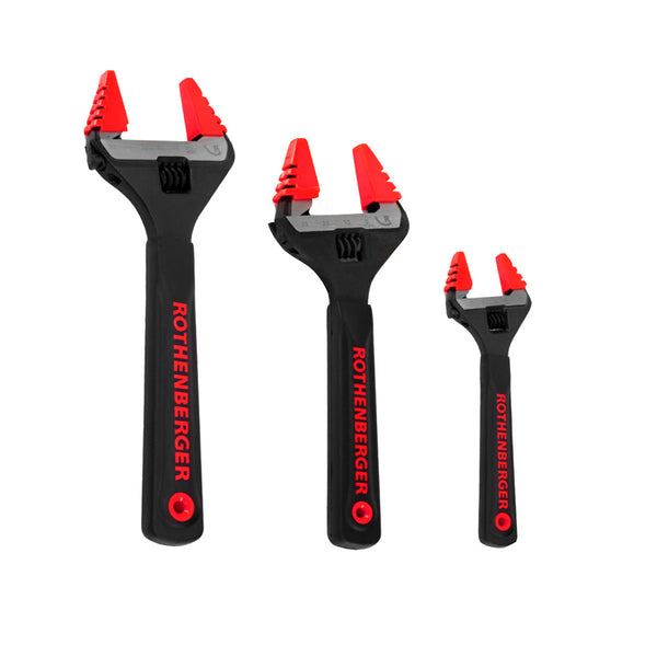 Rothenberger Wide Jaw Wrench 3Pk 6,8 &10"