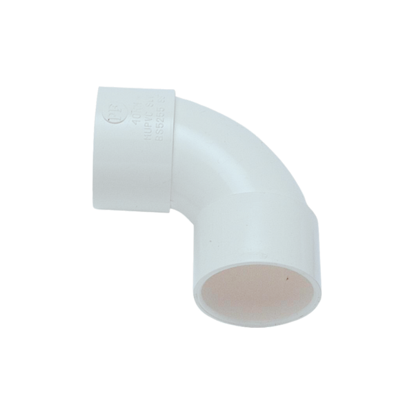 Davant Solvent Waste 92.5 Swept Bend 50mm White