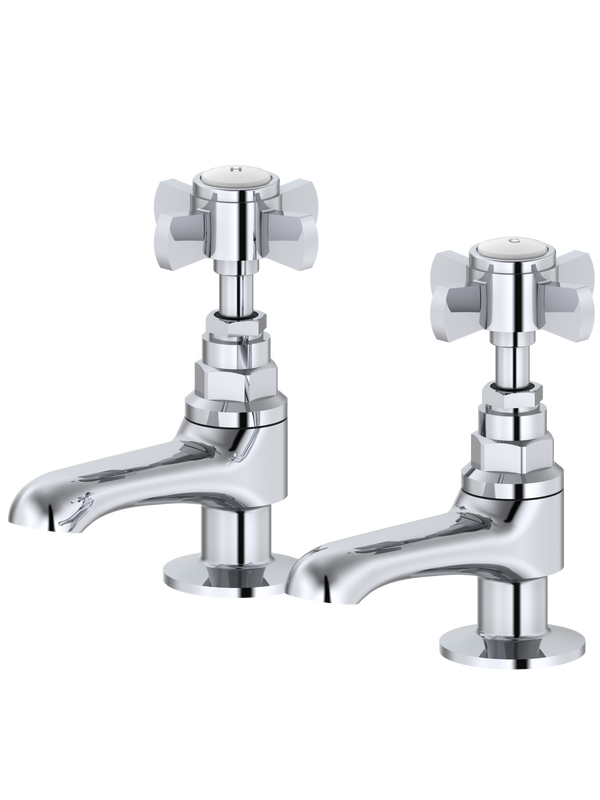 Iflo Bramley Basin Taps Pair - Chrome 724001